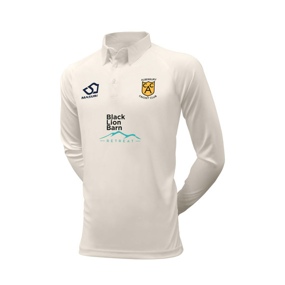 Junior Long Sleeve Cricket Shirt-ALBBRY