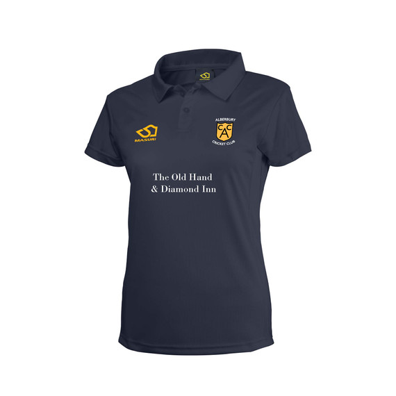 Women's Short Sleeve Coloured Cricket Shirt-ALBBRY