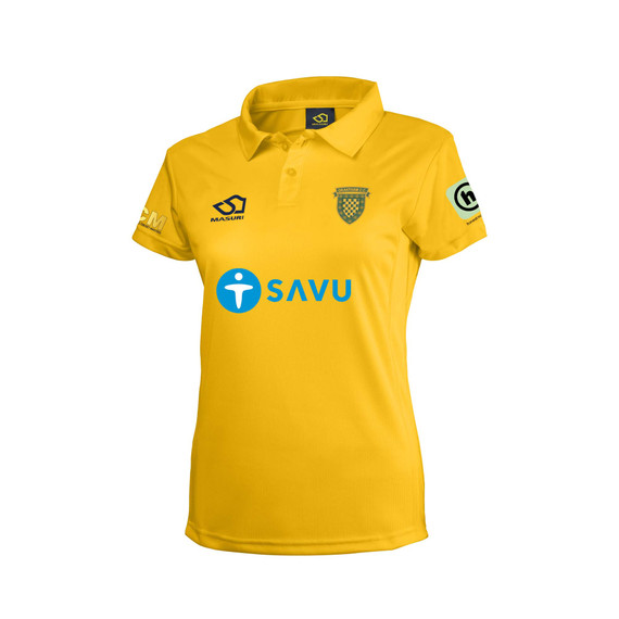 Women's Short Sleeve Coloured Cricket Shirt-GRANCC