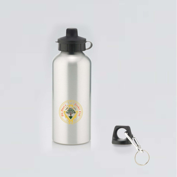 Aluminium Water Bottle with 2 Cap Styles-OLDOW