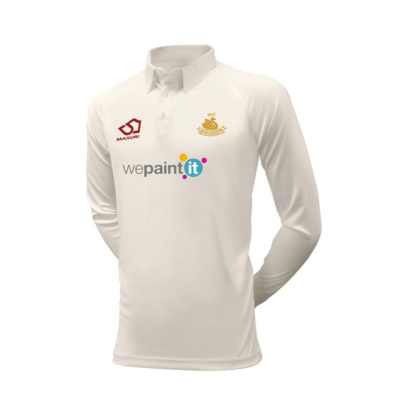 Long Sleeve Cricket Shirt-NETHER