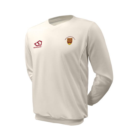 Junior Long Sleeve Cricket Slipover -NOEX