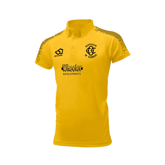 Junior Short Sleeve Coloured Cricket Shirt -GUERNS
