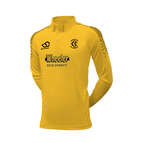 Long Sleeve Coloured Cricket Shirt-GUERNS