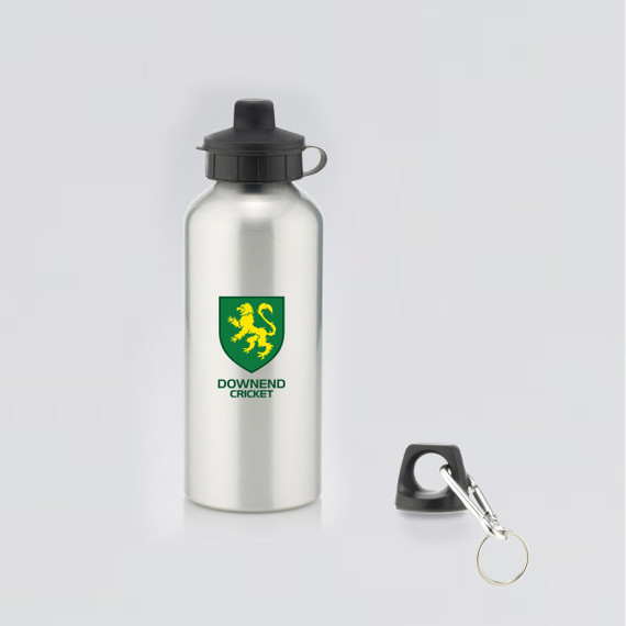 Aluminium Water Bottle with 2 Cap Styles-DOWNEND