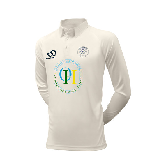 Long Sleeve Cricket Shirt-OLDWOK