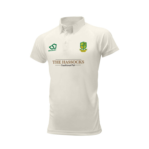 Mens Short Sleeve Cricket Shirt-KAHCC