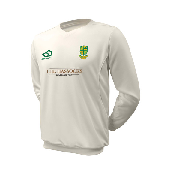 Junior Long Sleeve Cricket Slipover -KAHCC3