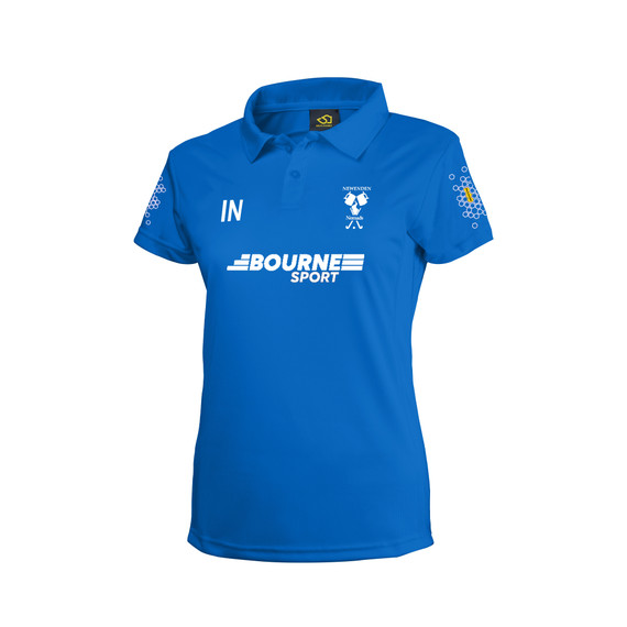 Women's Short Sleeve Coloured Cricket Shirt-NNHC