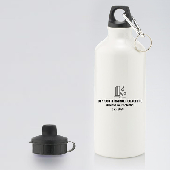 Aluminium Water Bottle with 2 Cap Styles-BSCOTT