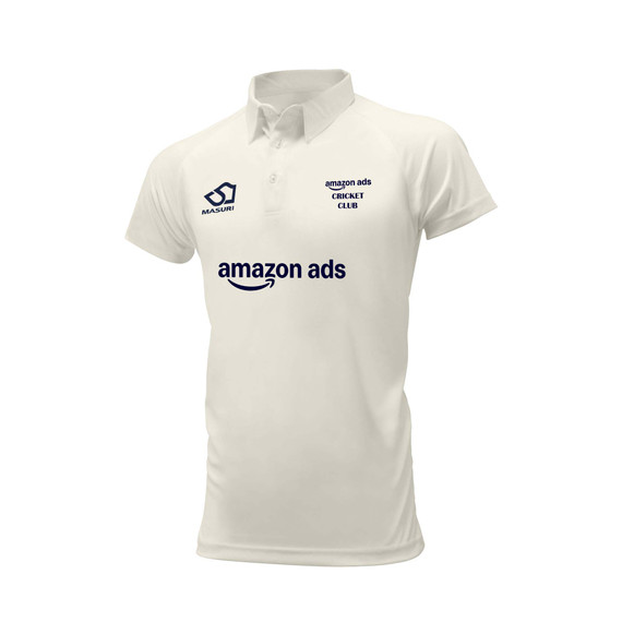 Junior Short Sleeve Cricket Shirt-AMAD