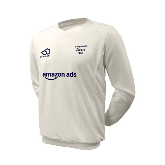 Junior Long Sleeve Cricket Slipover -AMAD