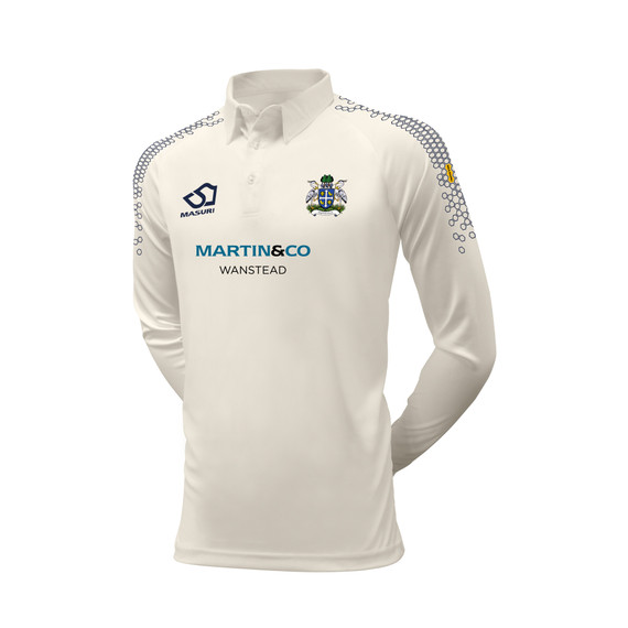 Junior Long Sleeve Cricket Shirt (Senior Sizes)-WSBCC