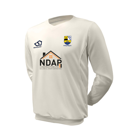 Junior Long Sleeve Cricket Slipover -ARMBRI