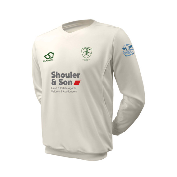 Junior Long Sleeve Cricket Slipover -GRDBCC
