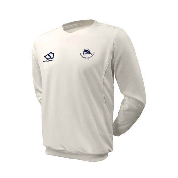 Junior Long Sleeve Cricket Slipover -HARPD