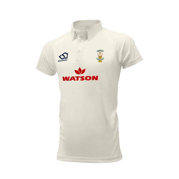 Junior Short Sleeve Cricket Shirt-HAYLE