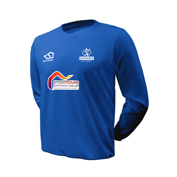 Junior Long Sleeve Coloured Playing Sweater  -SAPPHCC
