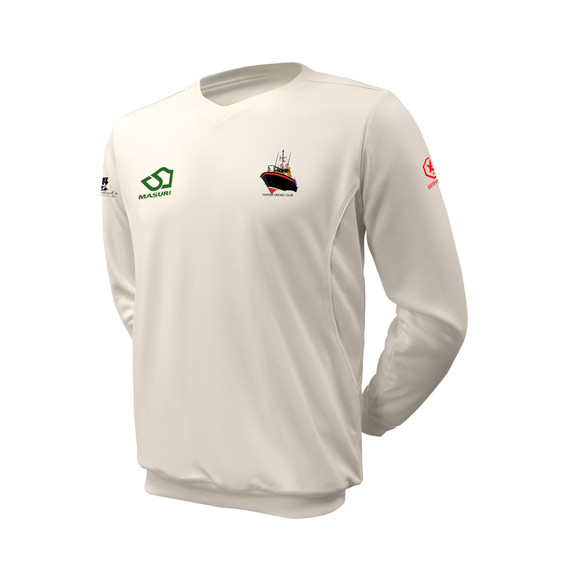 Junior Long Sleeve Cricket Slipover -CASTR