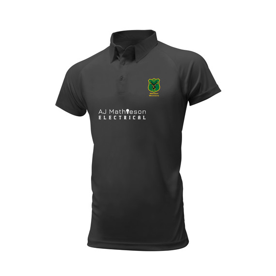 Junior Black Short Sleeve Playing Shirt-WELROUND