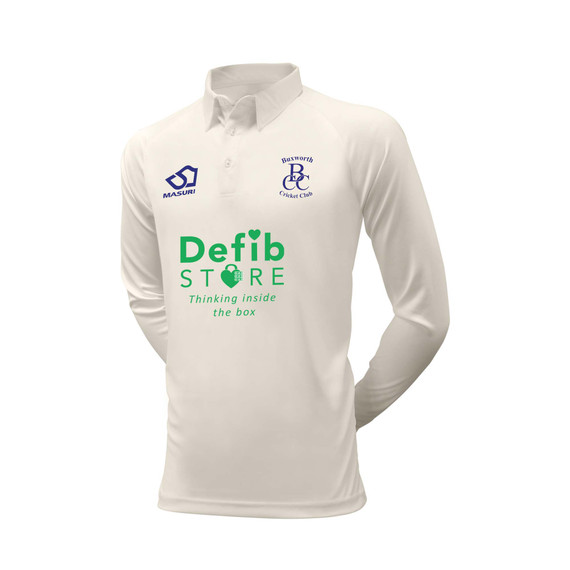 Long Sleeve Cricket Shirt-BUXWORTH