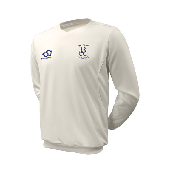 Junior Long Sleeve Cricket Slipover -BUXWORTH