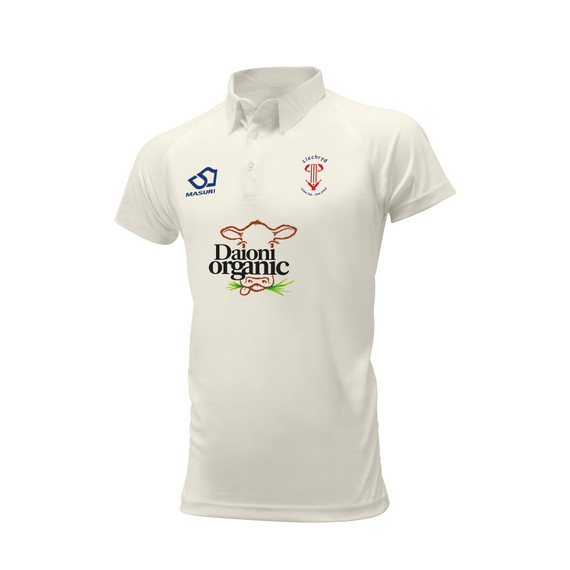 Junior Short Sleeve Cricket Shirt-LLECH