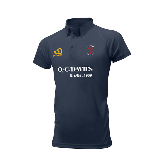 Junior Short Sleeve Coloured Cricket Shirt -LLECH