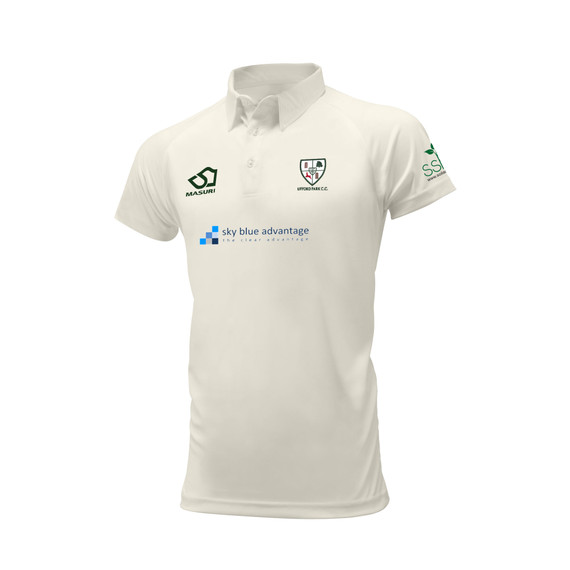 Junior Short Sleeve Cricket Shirt-UPCC
