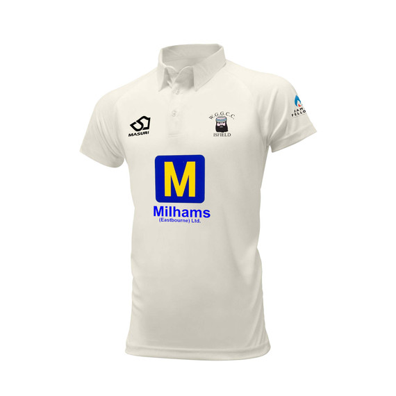 Junior Short Sleeve Cricket Shirt-GRACE