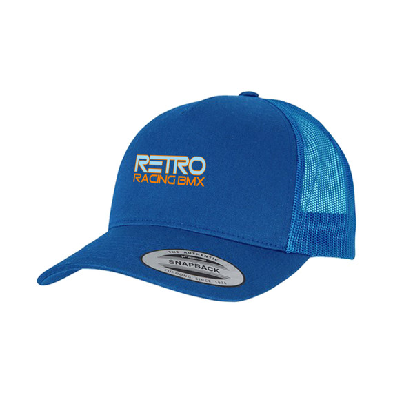 Royal Blue BMX Trucker Cap-RETRO