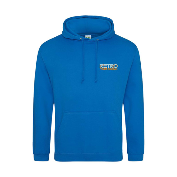 Junior Blue Basic Hoodie  -RETRO