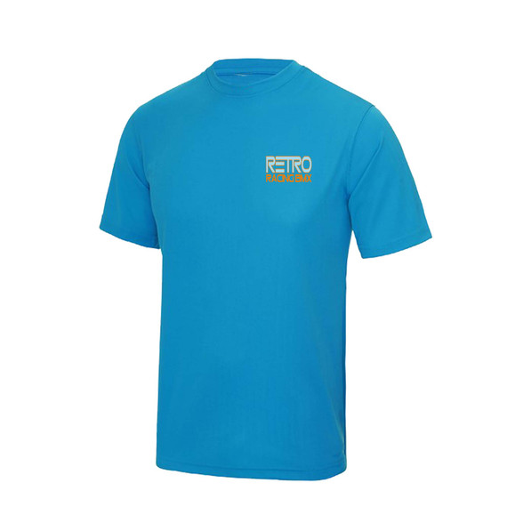 Blue Active Training Tee-RETRO