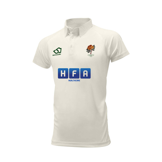 Mens Short Sleeve Cricket Shirt-CDBCC