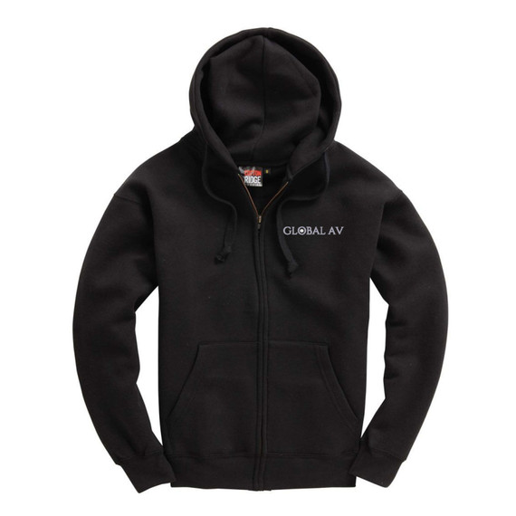 Hoodie - Black-GLOBAV