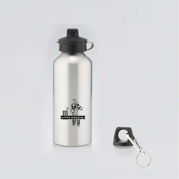 Aluminium Water Bottle with 2 Cap Styles-LITSLOG
