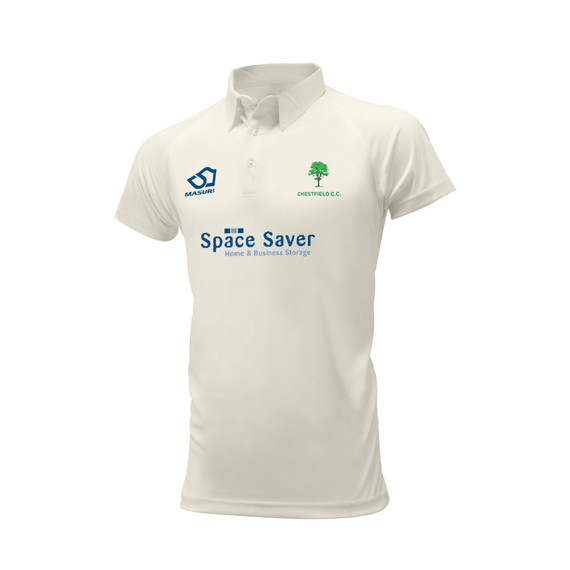 Junior Short Sleeve Cricket Shirt-CHESTFCC
