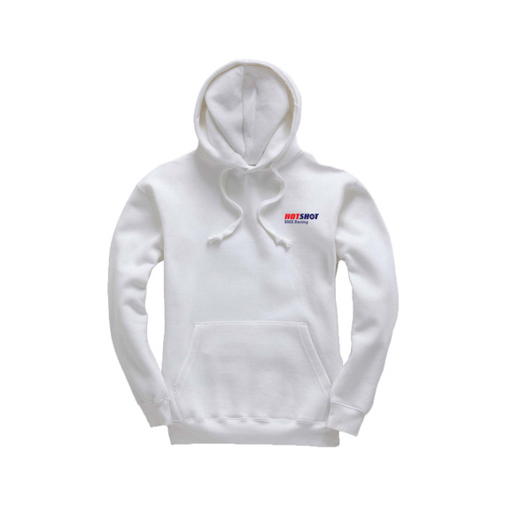 White Unisex Casual Hoodie-HOTSHOT