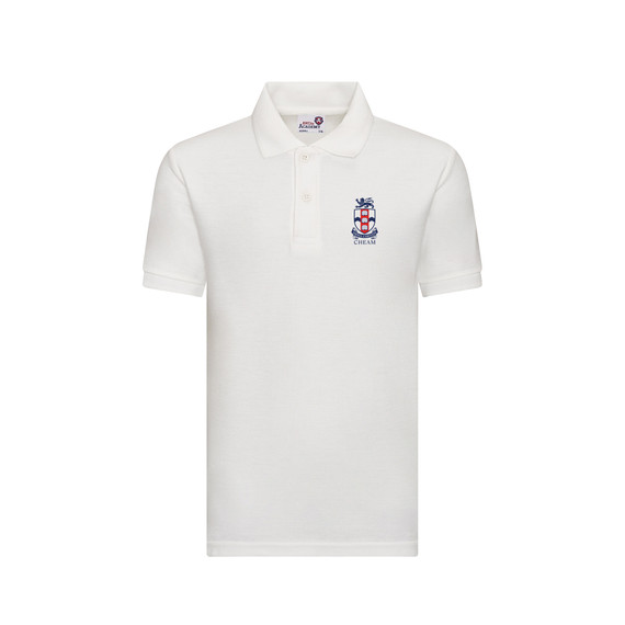 Pre-Prep White Polo-CHEAM
