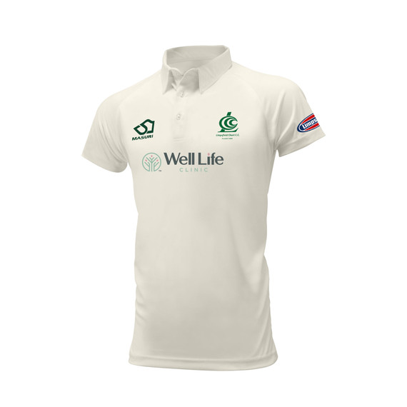 Junior Short Sleeve Cricket Shirt-LIMC