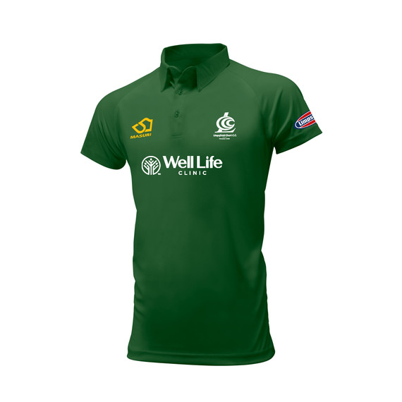 Junior Short Sleeve Coloured Cricket Shirt -LIMC