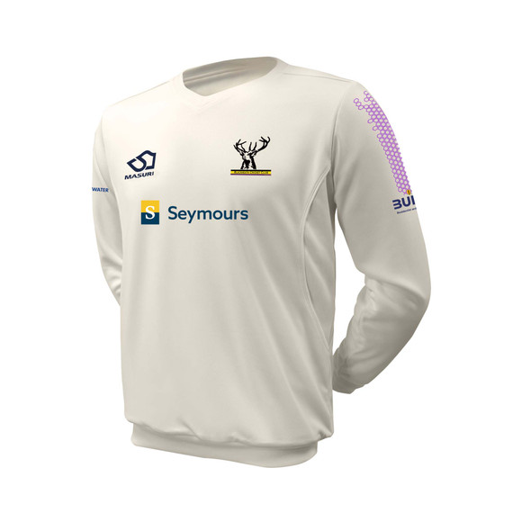 Long Sleeve Cricket Slipover -BLCKS