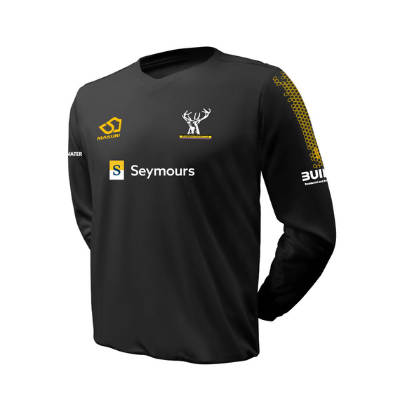 Junior Long Sleeve Coloured Playing Sweater  -BLCKS