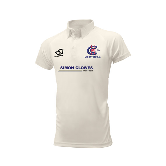 Junior Short Sleeve Cricket Shirt-WOOTCC