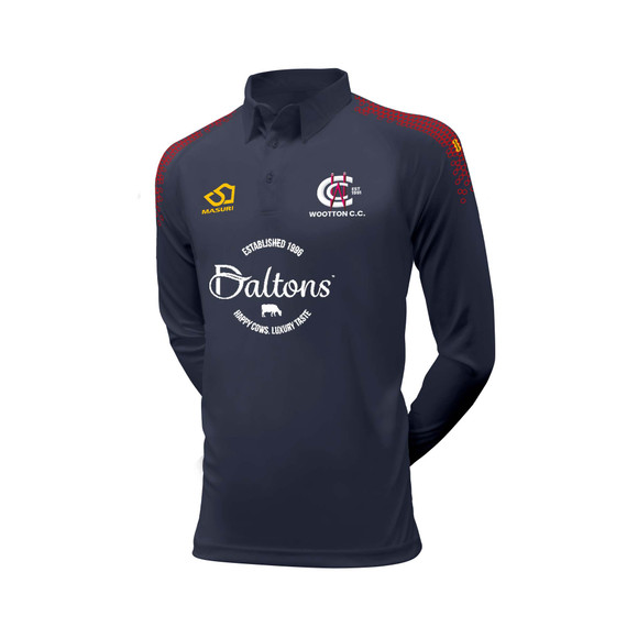 Mens Long Sleeve Coloured Cricket Shirt-WOOTCC