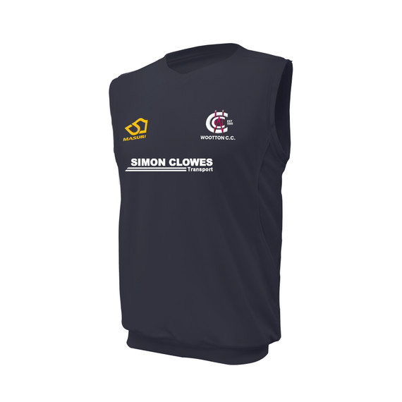 Junior Sleeveless Coloured Slipover -WOOTCC