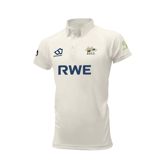 Mens Short Sleeve Cricket Shirt-BSPCC