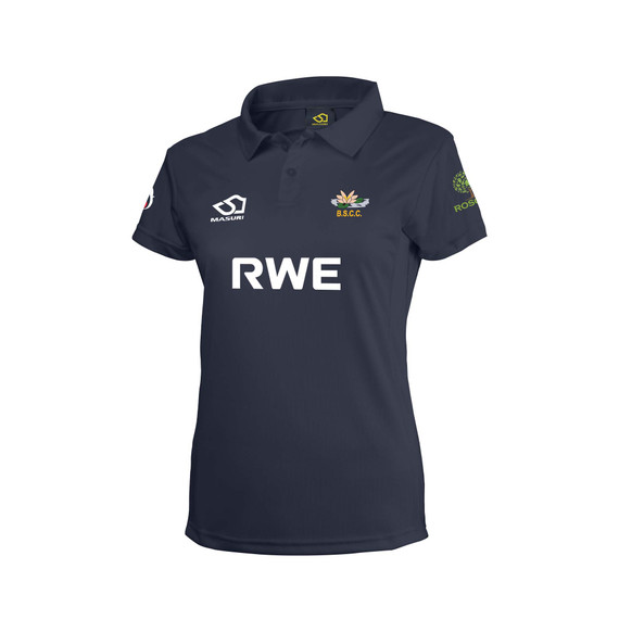 Women's Short Sleeve Coloured Cricket Shirt-BSPCC
