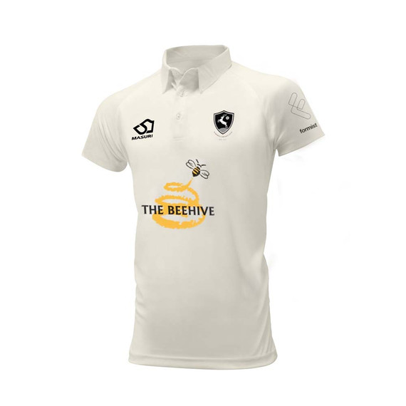 Junior Short Sleeve Cricket Shirt-HARTHI