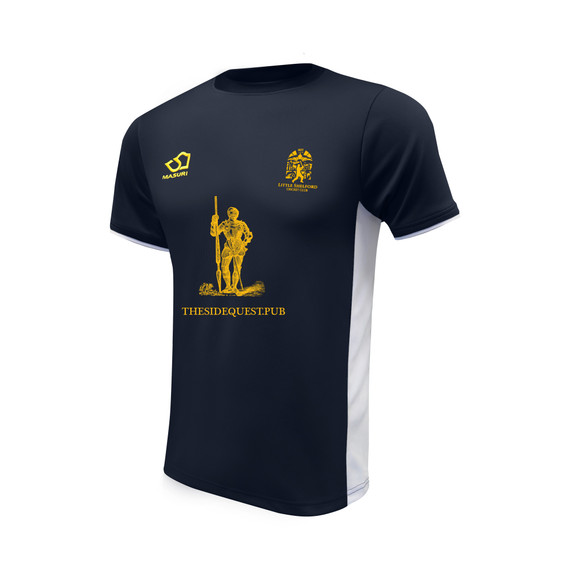 Mens Navy/White Training T-Shirt-LTLFORD